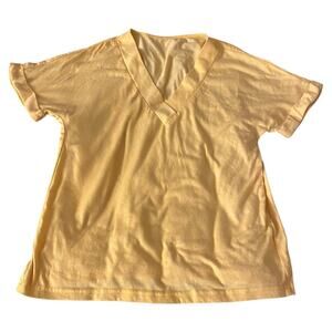 Comfy Yellow V-Neck T-Shirt